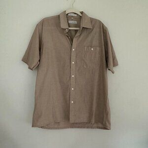 Christian Dior Short Sleeve Button Up Shirt - Large